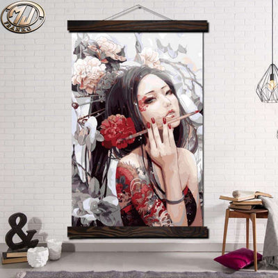 Tableau Femme Japonaise | MJ FRANKO
