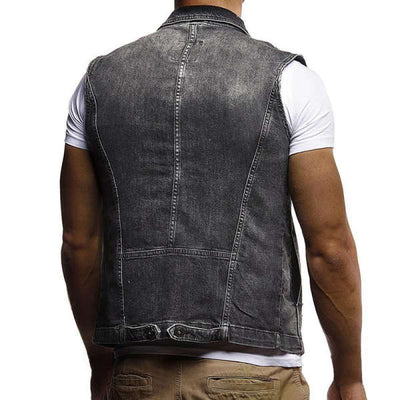 Gilet Sans Manche Jean Homme | MJ FRANKO