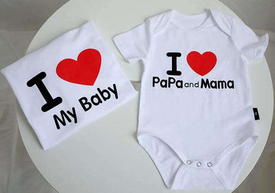 T Shirt Famille Assorti J'Aime Ma Famille | MJ FRANKO