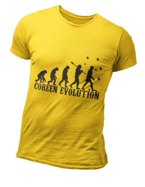 T Shirt Coréen Evolution | MJ FRANKO