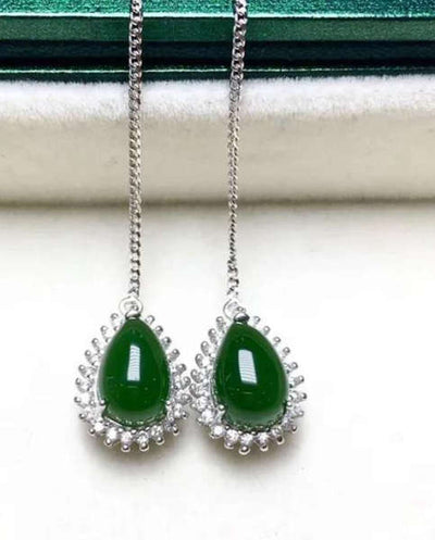 Boucle d Oreille Jade | MJ FRANKO