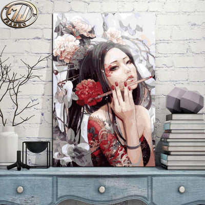 Tableau Femme Japonaise | MJ FRANKO