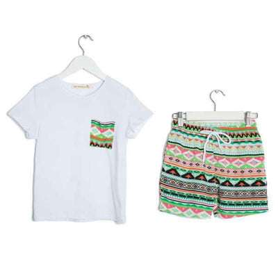 Vêtement Famille Assorti T Shirt Short Robe | MJ FRANKO