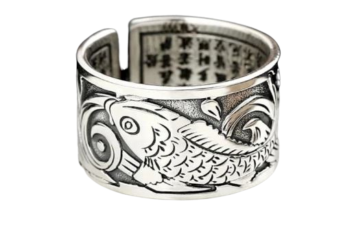 Bague Argent Poisson Koi | MJ FRANKO