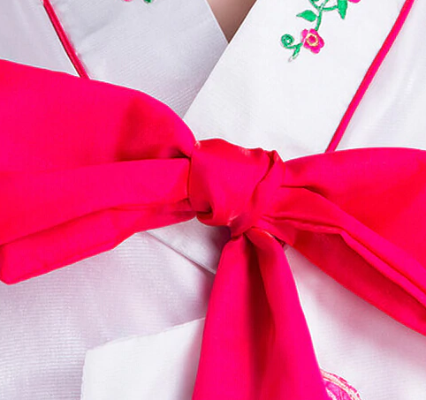 Hanbok Femme Rose Blanc | MJ FRANKO