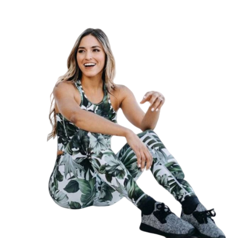 Ensemble Legging Fleur Femme