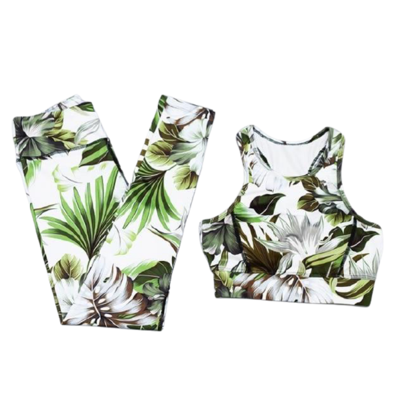 Ensemble Legging Fleur Femme