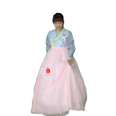 Hanbok Femme Rose et Bleu | MJ FRANKO
