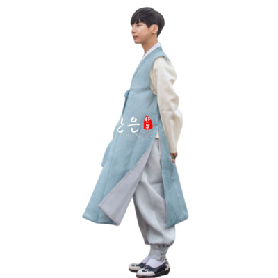 Hanbok Homme Gris | MJ FRANKO