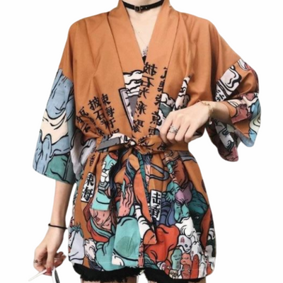 Veste Kimono Femme Coloré | MJ FRANKO