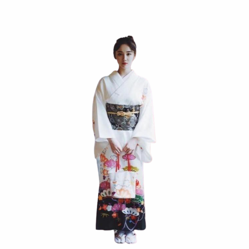 Yukata Blanc Pour Femme | MJ FRANKO
