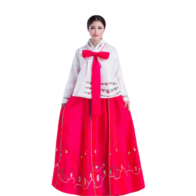 Hanbok Femme Rose Blanc | MJ FRANKO
