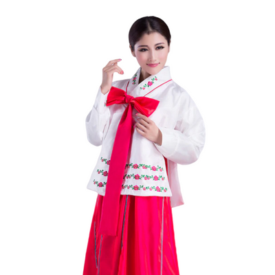 Hanbok Femme Rose Blanc | MJ FRANKO