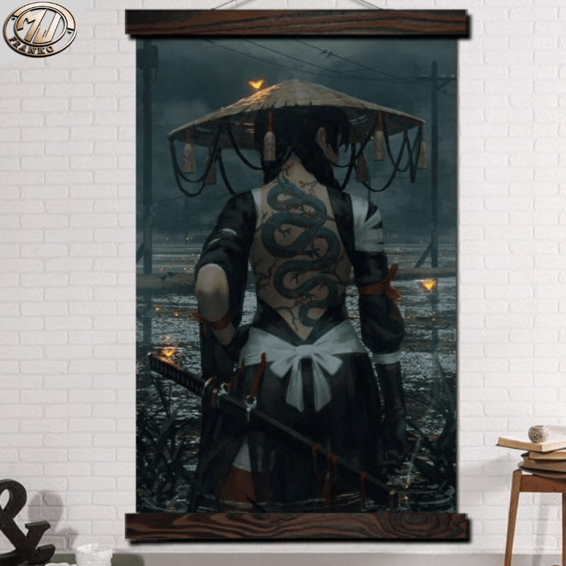 Tableau Samourai Femme | MJ FRANKO