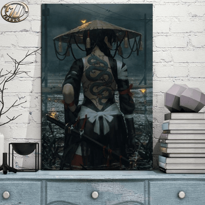 Tableau Samourai Femme | MJ FRANKO