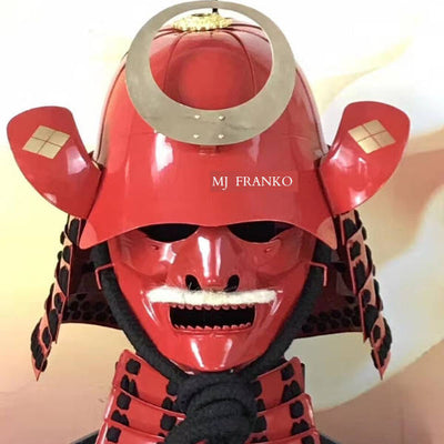 Casque Samourai Rouge | MJ FRANKO