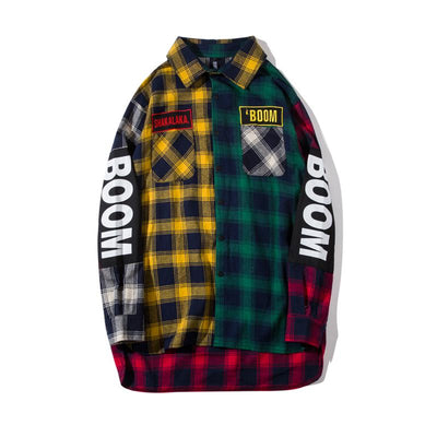 Chemise a Carreaux Multicolore Homme Femme | MJ FRANKO