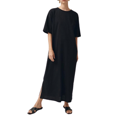 T Shirt Robe Longue Femme Manche Courte | MJ FRANKO