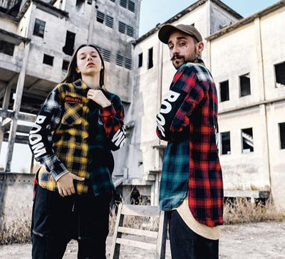 Chemise a Carreaux Multicolore Homme Femme | MJ FRANKO