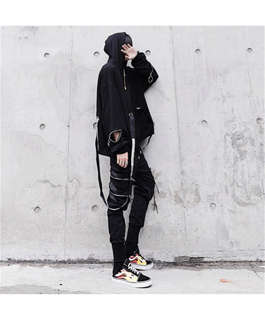 Sweat Streetwear Avec Fermeture Éclair