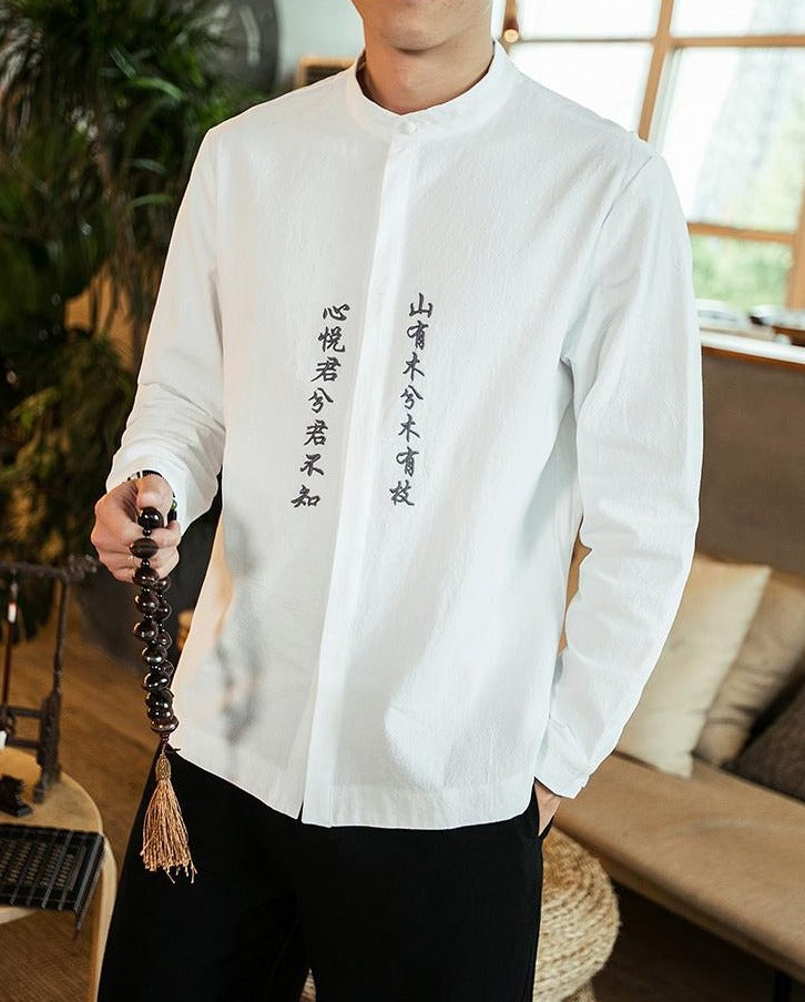 Chemise Calligraphie Chinoise | MJ FRANKO