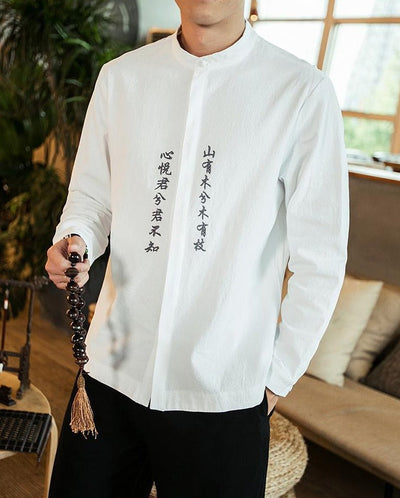 Chemise Calligraphie Chinoise | MJ FRANKO