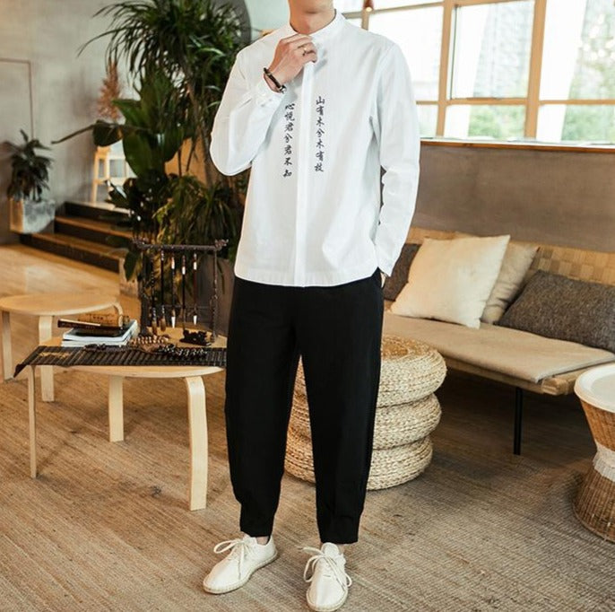 Chemise Calligraphie Chinoise | MJ FRANKO