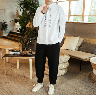 Chemise Calligraphie Chinoise | MJ FRANKO