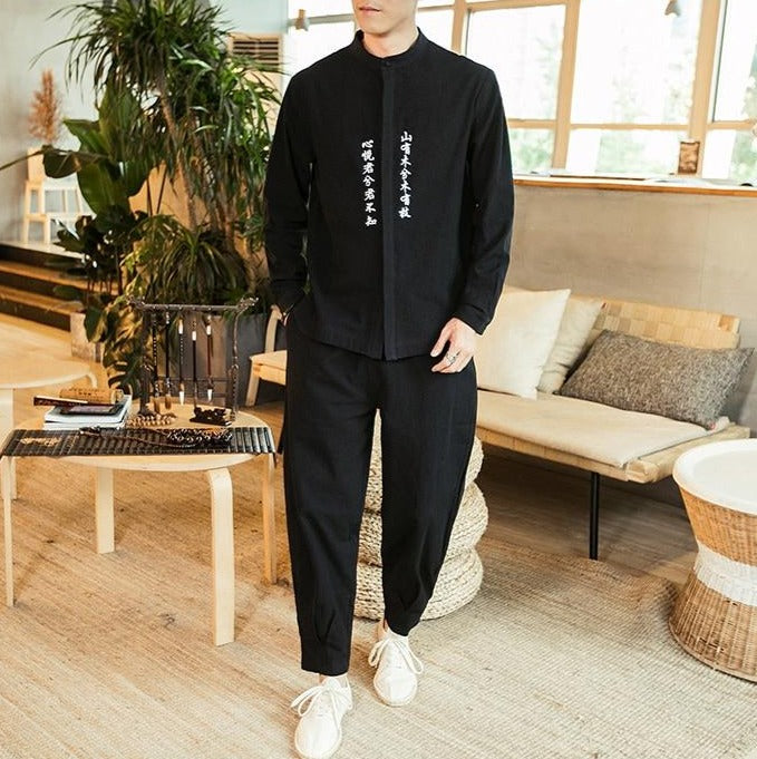 Chemise Calligraphie Chinoise | MJ FRANKO