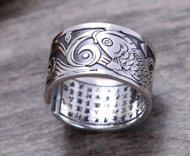 Bague Argent Poisson Koi | MJ FRANKO