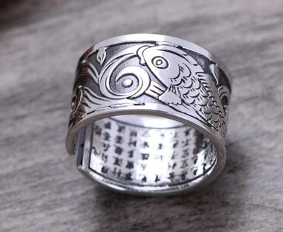 Bague Argent Poisson Koi | MJ FRANKO