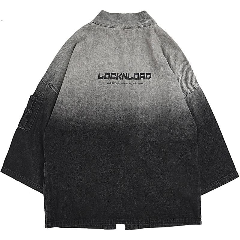 Veste Kimono Jean Dégradé | MJ FRANKO