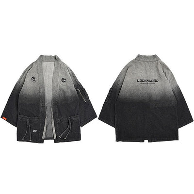 Veste Kimono Jean Dégradé | MJ FRANKO