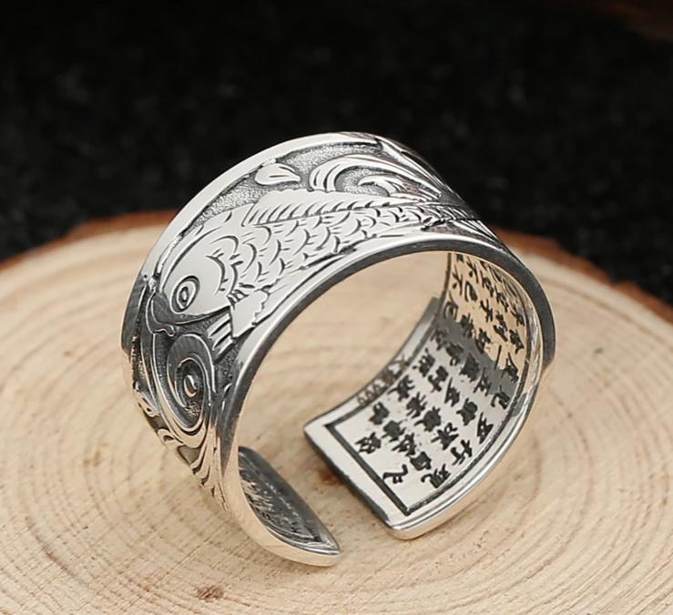 Bague Argent Poisson Koi | MJ FRANKO