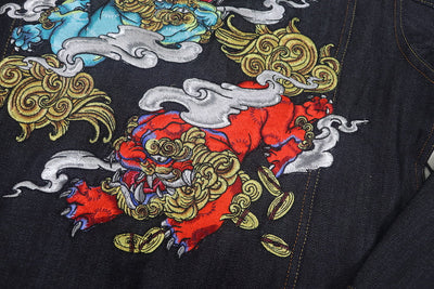 Veste en Jean Avec Broderie Homme | MJ FRANKO