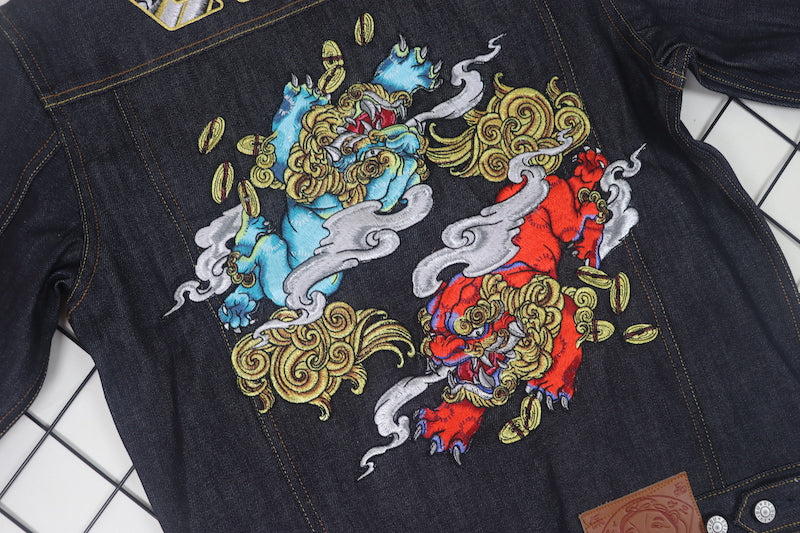 Veste en Jean Avec Broderie Homme | MJ FRANKO
