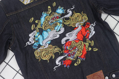 Veste en Jean Avec Broderie Homme | MJ FRANKO