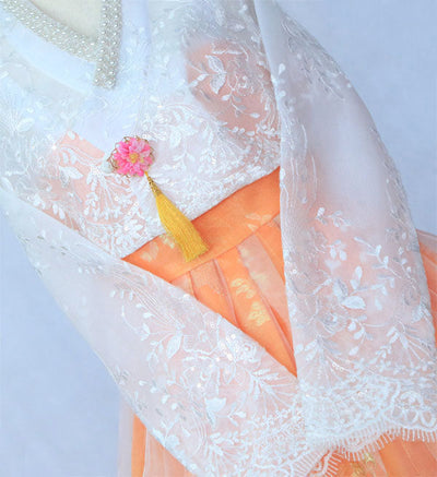 Hanbok Femme avec Dentelle | MJ FRANKO
