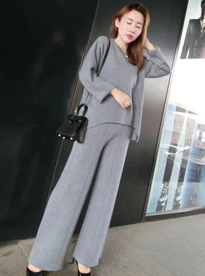 Ensemble Tricot Femme Pantalon | MJ FRANKO