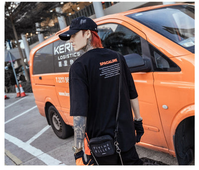 T Shirt Streetwear Avec Poches Homme