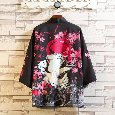Veste Kimono Japonaise Grues | MJ FRANKO