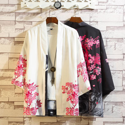 Veste Kimono Japonaise Grues | MJ FRANKO