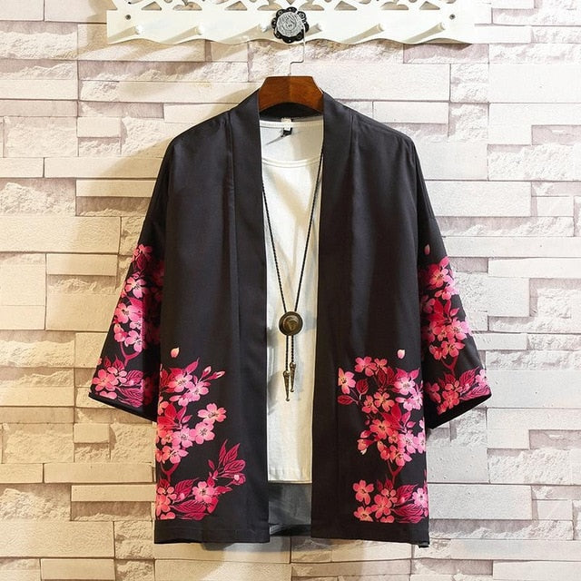 Veste Kimono Japonaise Grues | MJ FRANKO