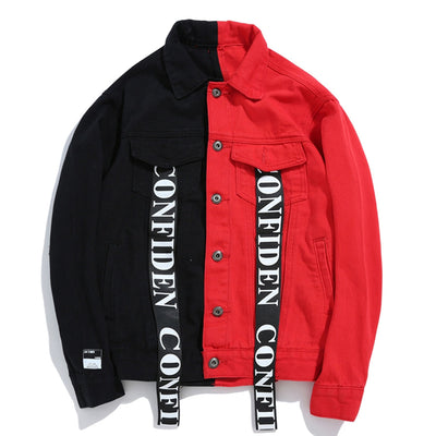 Veste Bicolore Streetwear Homme