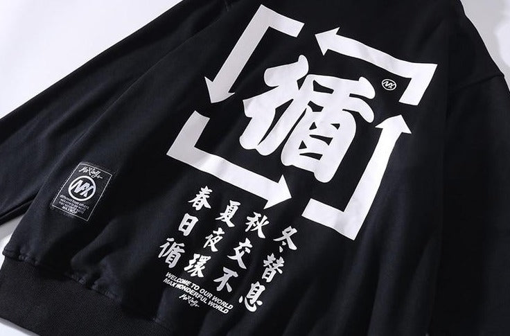 Sweat Avec Ecriture Chinoise | MJ FRANKO
