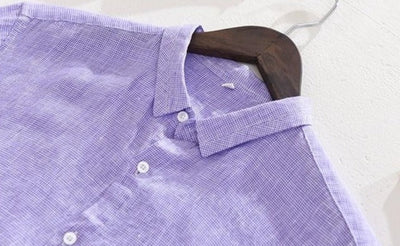 Chemise en Lin Homme à Manche Courte | MJ FRANKO