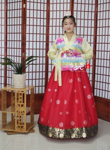 Hanbok Fille Multicolore | MJ FRANKO