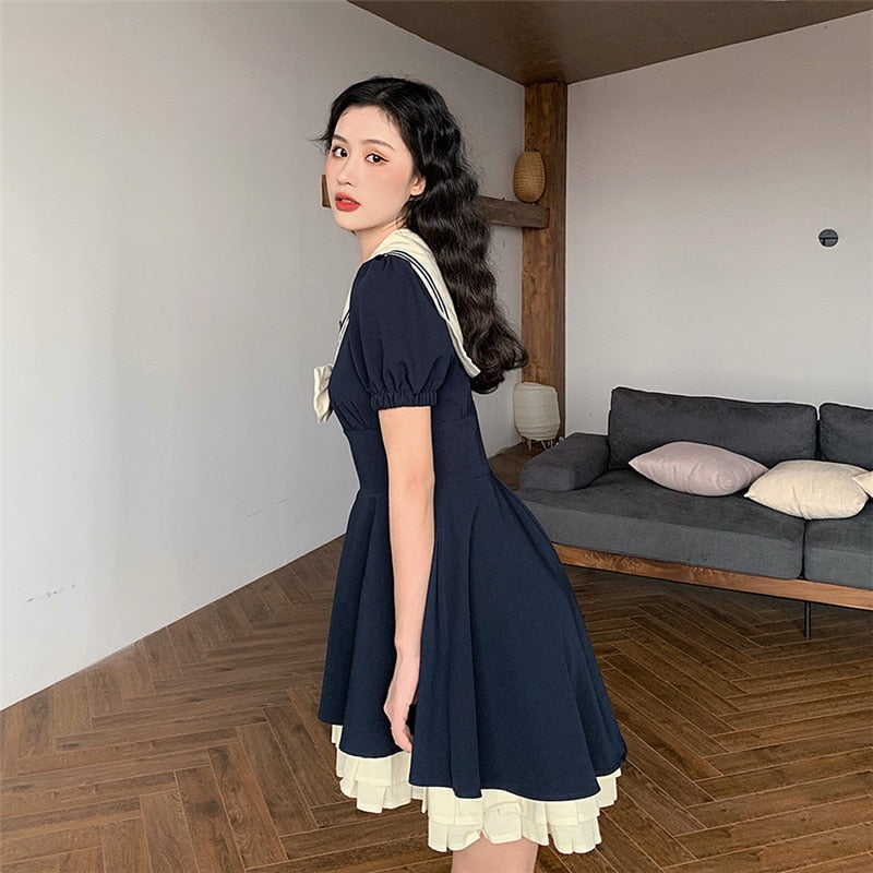 Robe Lolita Bleu | MJ FRANKO