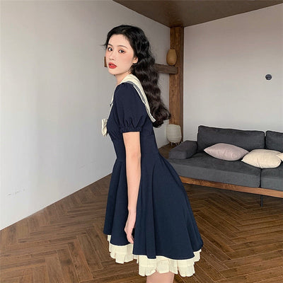 Robe Lolita Bleu | MJ FRANKO