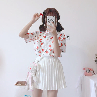 Chemise Fraise | MJ FRANKO